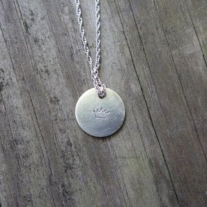 Custom made nickel crown pendant